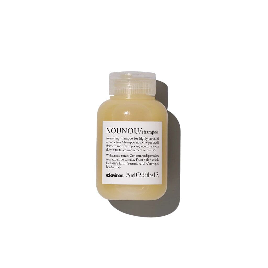 Davines NOUNOU Shampoo: Nourishing Shampoo for Highly Processed or Brittle Hair 75ml