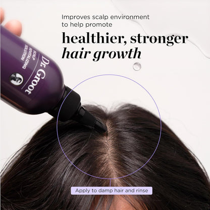 Dr. Groot Thickening Serum, Shampoo, Conditioner, and Scalp Treatment Set for Hair Loss