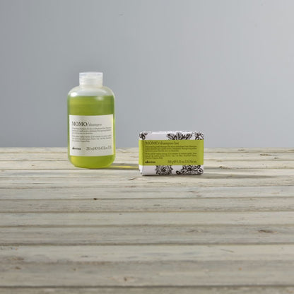 Davines MOMO Shampoo Bar: Moisturizing Solid Shampoo for Dry or Dehydrated Hair 100g